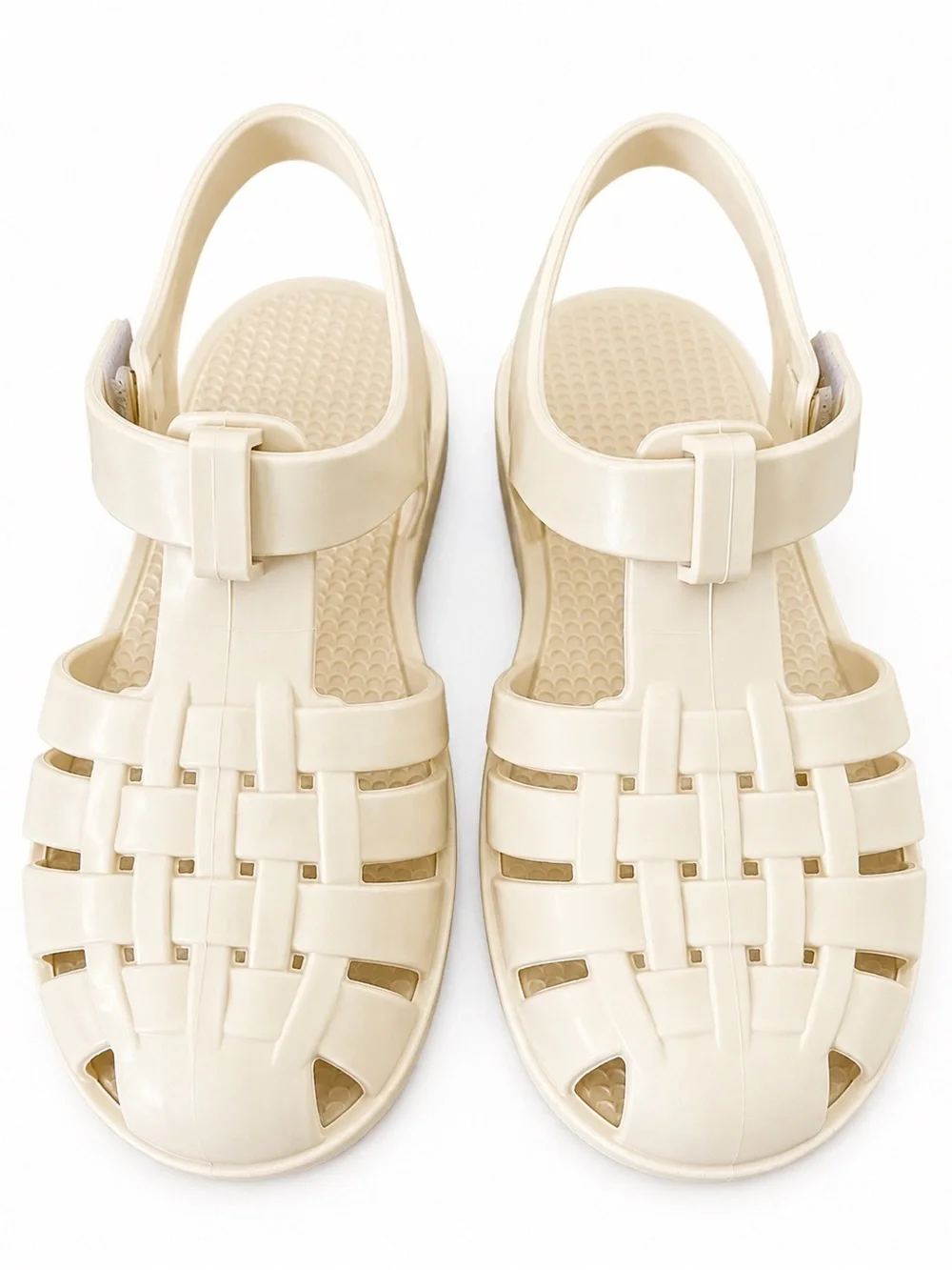 Igor Cream Jelly Fisherman Sandals for Kids